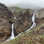 More waterfalls near the top of the pass