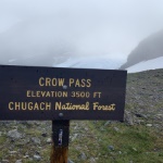 Official Crow Pass sign
