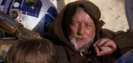Obi Wan Kenobi using Jedi mind tricks