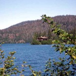 Cabin across the lake