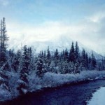 Johnson River in Winter