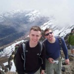 Me and Dave on the summit. Photo by Paul 'Kegger' Koecher.